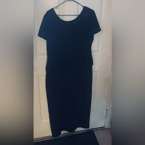 Navy cocktail dress